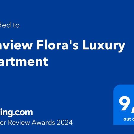 Seaview Flora'S Luxury Apartment-300Meters From The Beach Rethymno Exterior foto