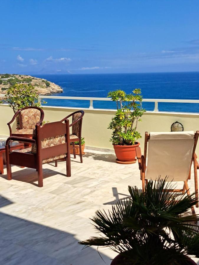 Seaview Flora'S Luxury Apartment-300Meters From The Beach Rethymno Exterior foto
