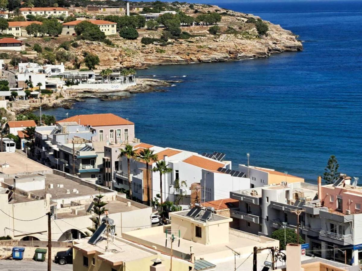 Seaview Flora'S Luxury Apartment-300Meters From The Beach Rethymno Exterior foto