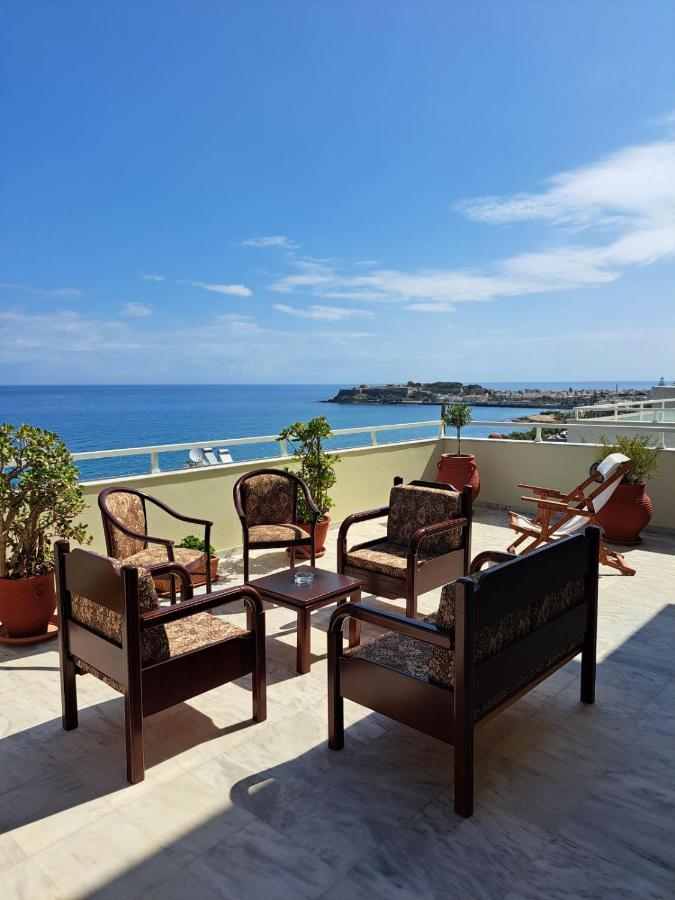 Seaview Flora'S Luxury Apartment-300Meters From The Beach Rethymno Exterior foto