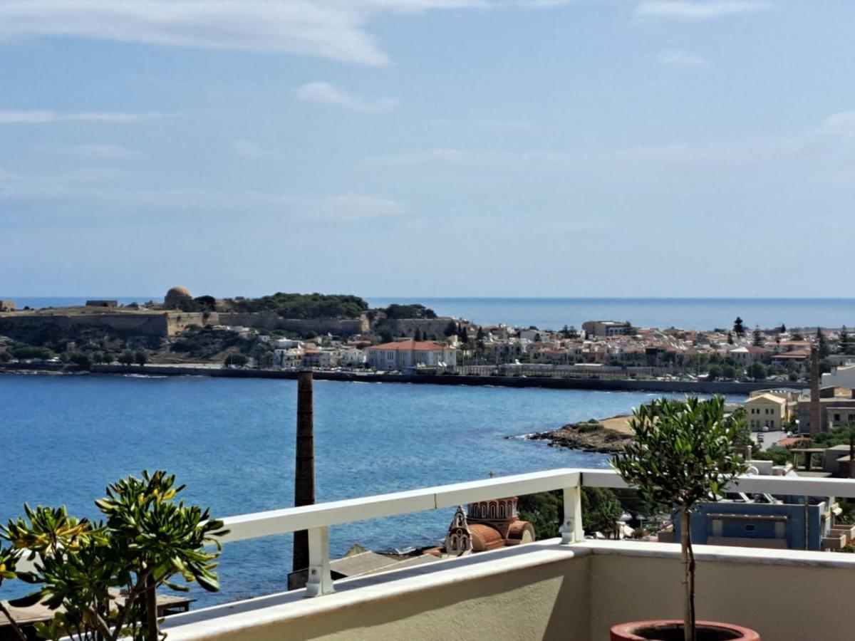 Seaview Flora'S Luxury Apartment-300Meters From The Beach Rethymno Exterior foto