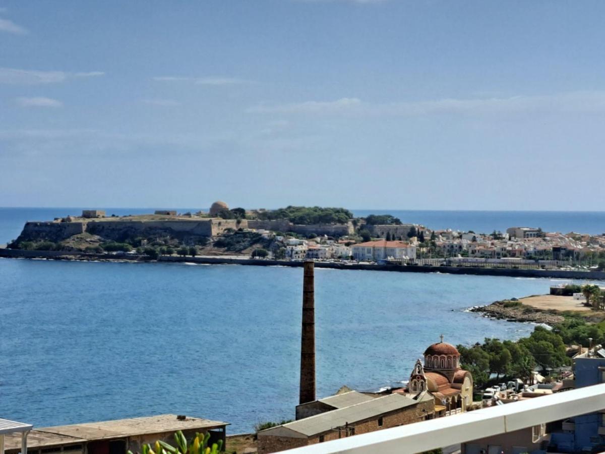 Seaview Flora'S Luxury Apartment-300Meters From The Beach Rethymno Exterior foto