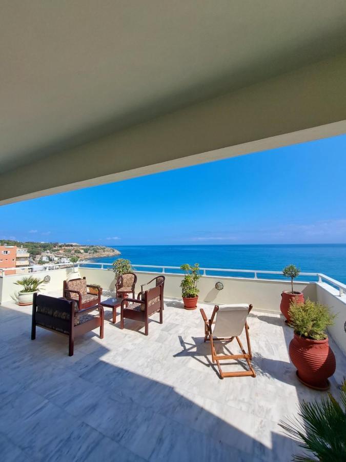 Seaview Flora'S Luxury Apartment-300Meters From The Beach Rethymno Exterior foto